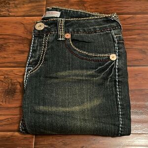 True Religion Limited Edition Distressed Denim Jeans Casual Horseshoe Pocket